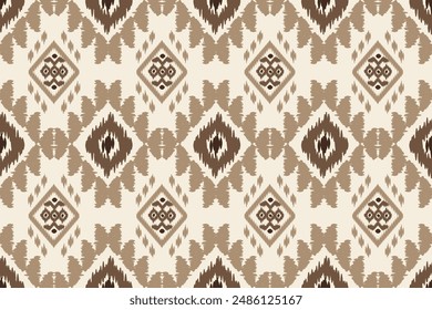 Ethnic Seamless Pattern Ikat geometric Indian style.Tribal ethnic texture. seamless striped pattern in Aztec style.Indian, Gypsy, and African rug. Bohemian.