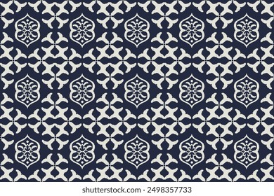 Ethnic Seamless Pattern Ikat geometric Indian style.Tribal ethnic texture. seamless striped pattern in Aztec style.Indian, Gypsy, and African rug. Bohemian.