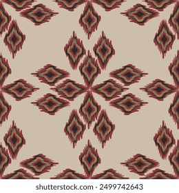 Ethnic Seamless Pattern Ikat geometric Indian style.Tribal ethnic texture. seamless striped pattern in Aztec style.Indian, Gypsy, and African rug. Bohemian.