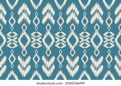 Ethnic Seamless Pattern Ikat geometric Indian style.Tribal ethnic texture. seamless striped pattern in Aztec style.Indian, Gypsy, and African rug. Bohemian.