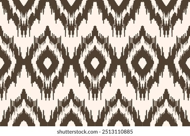 Ethnic Seamless Pattern Ikat geometric Indian style.Tribal ethnic texture. seamless striped pattern in Aztec style.Indian, Gypsy, and African rug. Bohemian.