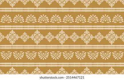 Patrón étnico sin fisuras Ikat geométrico estilo indio. Textura étnica tribal. patrón de rayas sin fisuras en estilo azteca. alfombra india, gitana y africana. Bohemio.