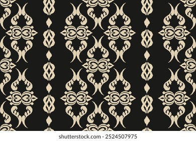 Padrão étnico sem emenda Ikat geométrica indiana style.Tribal textura étnica. padrão listrado sem emenda em estilo asteca.Indian, cigano, e tapete africano. Boêmio. pode ser usado para papel de parede, preenchimentos padrão