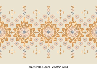 Ethnic Seamless Pattern Ikat geometric Indian style.Tribal ethnic texture. seamless striped pattern in Aztec style.Indian, Gypsy, and African rug. Bohemian.
