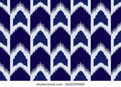 Ethnic seamless pattern Ikat geometric style. ethnic pattern traditional. Use for textiles, clothes, apparel, wrapping, backgrounds, and wallpaper.