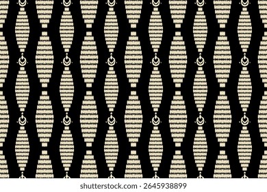 Ethnic Seamless Pattern Ikat geometric Indian style.Tribal ethnic texture. seamless striped pattern.Aztec style.Indian, Gypsy, Bohemian and African rug. 