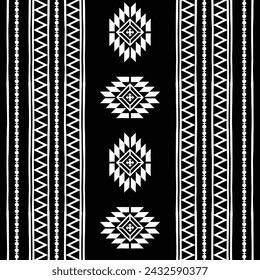 Ethnic seamless pattern illustration vector design