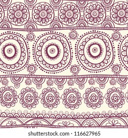 ethnic seamless pattern. Indian ornament, kaleidoscopic flora pattern, mandala. range, circle, round, disk. nice African abstract seamless pattern