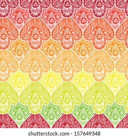 Ethnic seamless pattern. Indian ornament