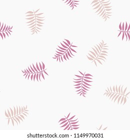Ethnic seamless pattern with leaves.