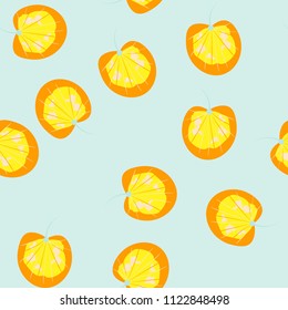 Ethnic seamless pattern with leaves in the form of hearts.