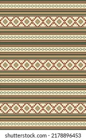 Ethnic seamless pattern. Native American tribal illustration. Southwest design.