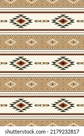 Ethnic seamless pattern. Native American tribal illustration.  Southwest design.