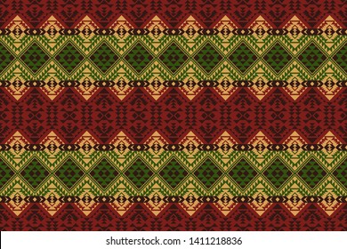 Ethnic seamless pattern. Native Southwest American, Indian, Aztec textiles. Tribal  print.