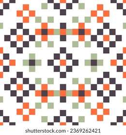 Ethnic seamless pattern. Ornament, ethnic stylish fabric. Geometric vector print.