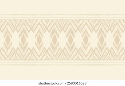 Ethnic seamless pattern repeating tribal fabric boho fashion colorful geometric ornaments can be used for background, textile, coloring book, cover, curtain, clothing.