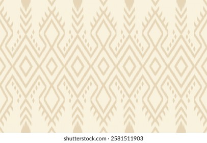 Ethnic seamless pattern repeating tribal fabric boho fashion colorful geometric ornaments can be used for background, textile, coloring book, cover, curtain, clothing.