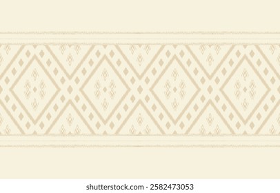 Ethnic seamless pattern repeating tribal fabric boho fashion colorful geometric ornaments can be used for background, textile, coloring book, cover, curtain, clothing.