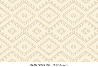 Ethnic seamless pattern repeating tribal fabric boho fashion colorful geometric ornaments can be used for background, textile, coloring book, cover, curtain, clothing.