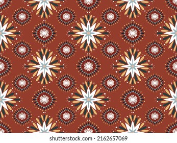 ethnic seamless pattern with scandinavian,gypsy,Indian,India,Mexican for decoration,fabric,print,wallpaper,clothes,textiles and apparel.