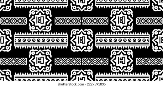 Ethnic seamless pattern. Stylish Navajo design. Modern abstract wallpaper. Vector illustration