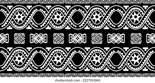 Ethnic seamless pattern. Stylish Navajo design. Modern abstract wallpaper. Vector illustration
