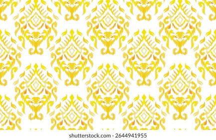Diseño de fondo tradicional de patrón inconsútil étnico para alfombra, Fondo de pantalla, ropa, envoltura, batik, tela, Ilustración vectorial de bordado.