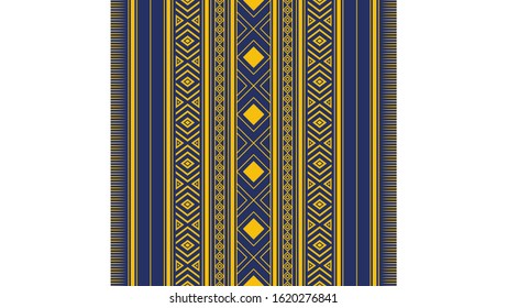 Ethnic seamless pattern traditional. Design for pillow, clothing, background, carpet, wallpaper, wrapping, or fabric. Vector illustration EPS 10