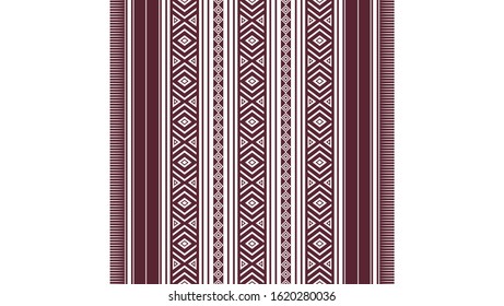 Ethnic seamless pattern traditional. Design for pillow, clothing, background, carpet, wallpaper, wrapping, or fabric. Vector illustration EPS 10