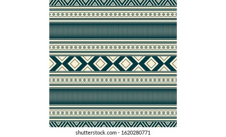 Ethnic seamless pattern traditional. Design for pillow, clothing, background, carpet, wallpaper, wrapping, or fabric. Vector illustration EPS 10