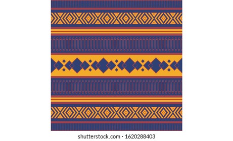 Ethnic seamless pattern traditional. Design for pillow, clothing, background, carpet, wallpaper, wrapping, or fabric. Vector illustration EPS 10