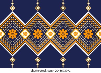 Ethnic seamless pattern traditional Design for clothing,background,carpet,wallpaper,wrapping,Batik,fabric,Vector illustration.embroidery style.