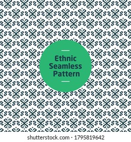 Ethnic Seamless Pattern Traditional Ornament