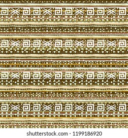 Ethnic seamless pattern. Tribal art print. Abstract geometric background. Fabric design, wallpaper