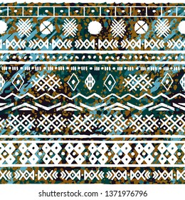 Ethnic seamless pattern. Tribal art print. Folk repeating pattern. Background, ethno texture. Fabric design, wallpaper