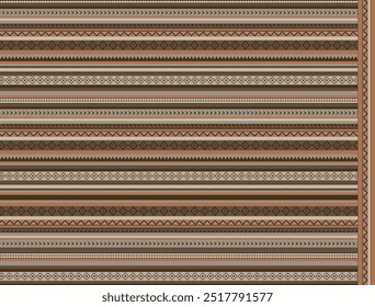 Ethnic seamless pattern. Tribal art. Old background texture. Boho motif. Geometric ornament. Carpet, embroidery