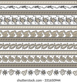 Ethnic seamless pattern. Tribal art print, repeatable background. Fabric design, wallpaper, wrapping