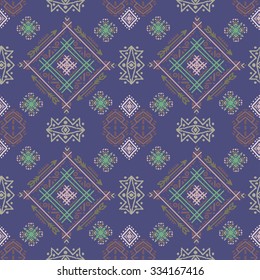 Ethnic seamless pattern. Tribal art print. Boho texture. Cloth design, wallpaper, wrapping