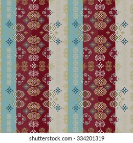 Ethnic seamless pattern. Tribal art print. Boho texture. Cloth design, wallpaper, wrapping
