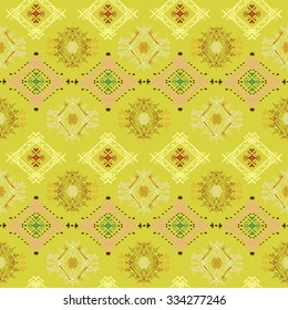 Ethnic seamless pattern. Tribal art print. Boho texture. Cloth design, wallpaper, wrapping