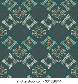 Ethnic seamless pattern. Tribal art print. Boho texture. Cloth design, wallpaper, wrapping