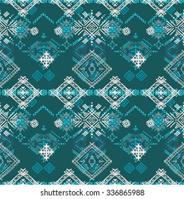 Ethnic seamless pattern. Tribal art print. Boho texture. Cloth design, wallpaper, wrapping