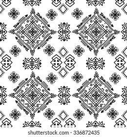 Ethnic seamless pattern. Tribal art print. Boho texture. Cloth design, wallpaper, wrapping