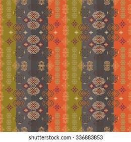Ethnic seamless pattern. Tribal art print. Boho texture. Cloth design, wallpaper, wrapping