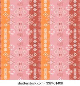 Ethnic seamless pattern. Tribal art print. Boho texture. Cloth design, wallpaper, wrapping