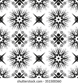 Ethnic seamless pattern. Tribal art print, repeatable background. Fabric design, wallpaper, wrapping