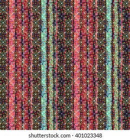 Ethnic seamless pattern. Tribal art boho print, abstract ornament. Background texture, decoration