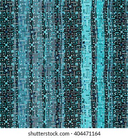 Ethnic seamless pattern. Tribal art boho print, pixel. Background  repeating texture, wrapping, wallpaper
