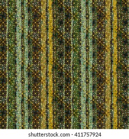 Ethnic seamless pattern. Tribal art boho print, pixel. Background  repeating texture, wrapping, wallpaper
