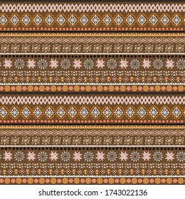 Ethnic seamless pattern. Tribal background. Fabric design, wallpaper